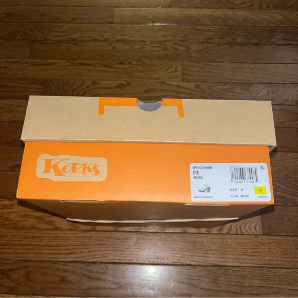 KORKS Dee Wedge Wrapped Platform Brown Faux Leather Straps Women’s Size 8 - Picture 13 of 14